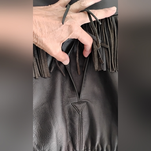 Vintage Harley-Davidson Women's Jacket Sz S/M Leather Biker Grunge - Picture 4 of 15